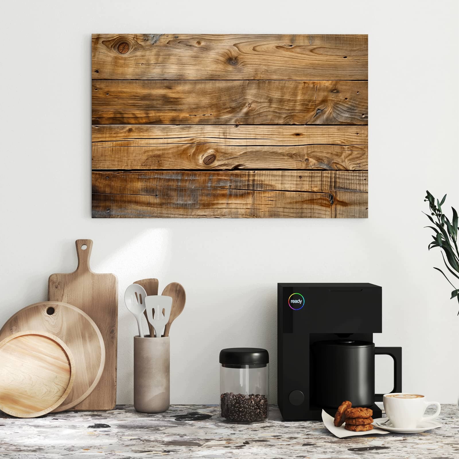 Magnetická tabule – obraz na zeď Kresba podlahových prken | 60 × 40 cm