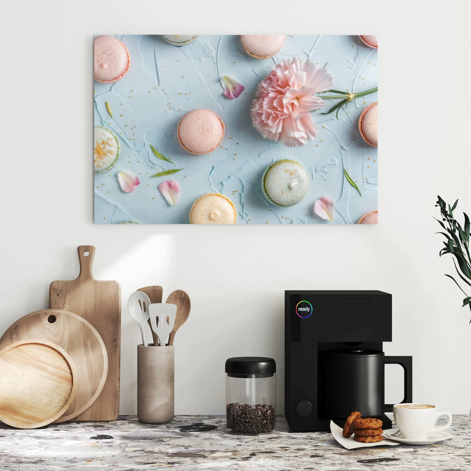 Magnetická tabule – obraz na zeď Francouzské makronky | 60 × 40 cm
