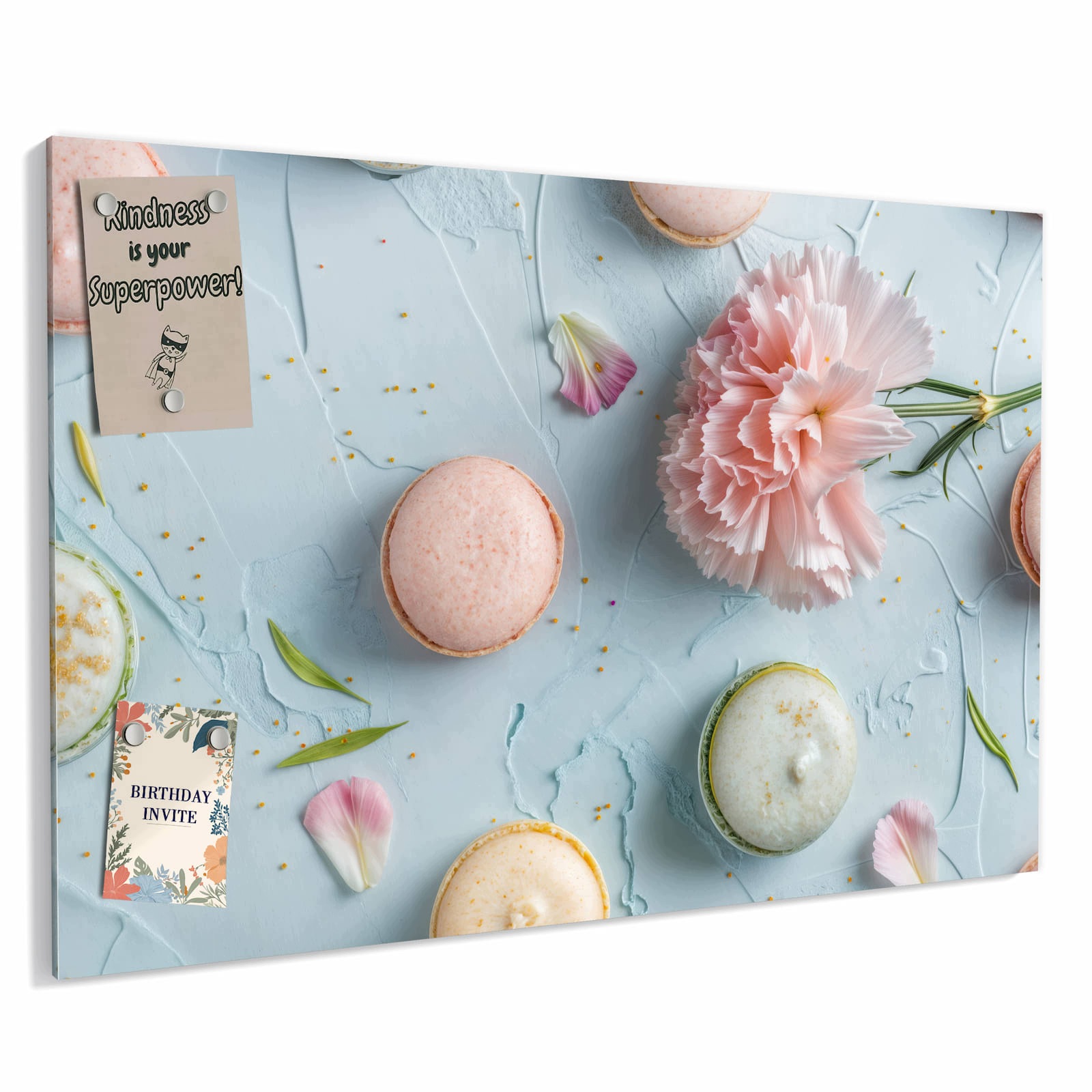 Magnetická tabule – obraz na zeď Francouzské makronky | 60 × 40 cm