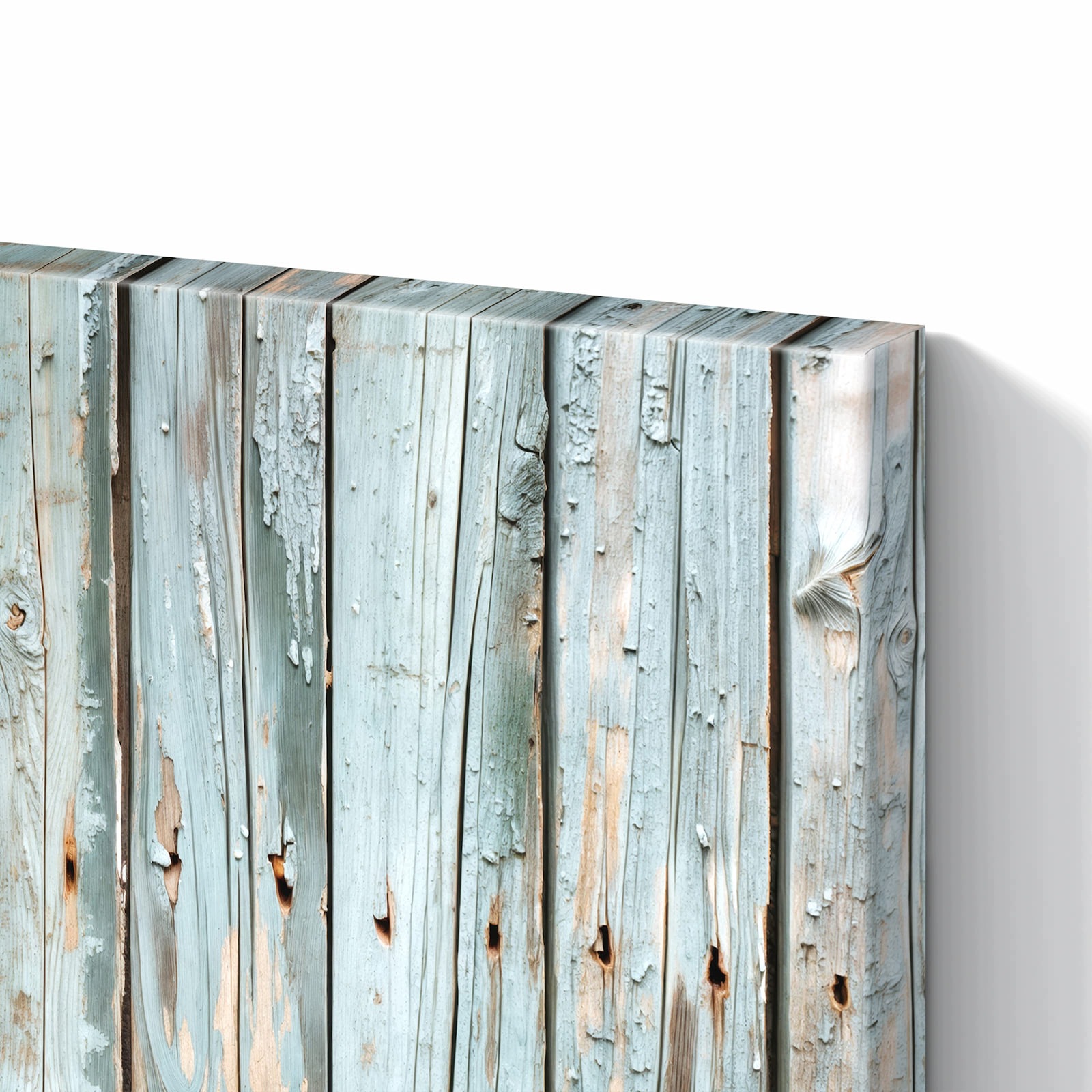 Magnetická tabule – obraz na zeď Světle modrá prkna | 90 × 60 cm