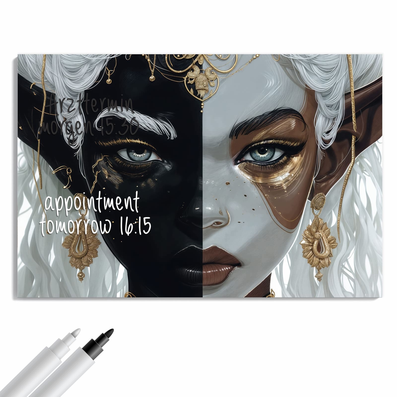 Magnetická tabule – obraz na zeď Dvojitý elf | 90 × 60 cm