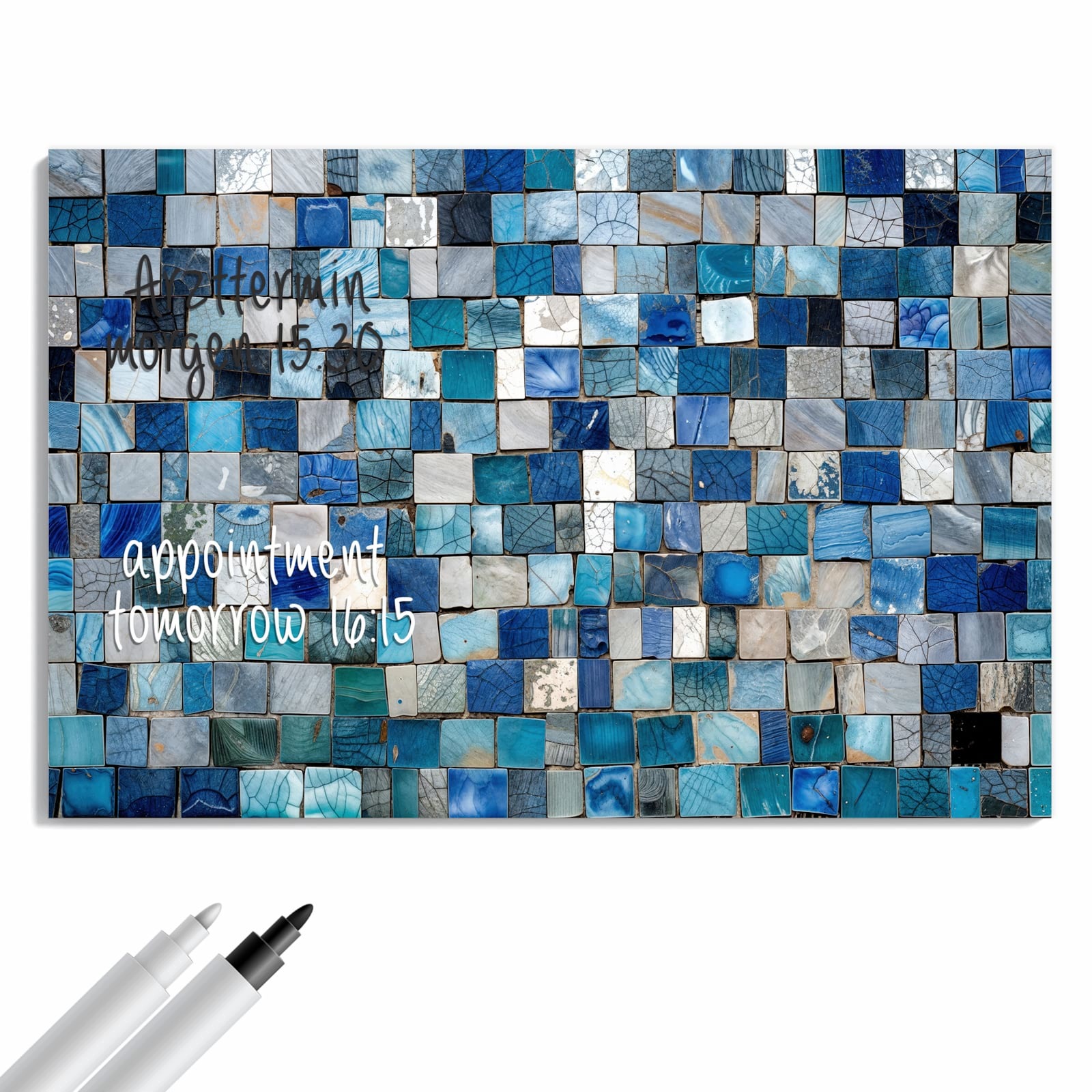 Magnetická tabule – obraz na zeď Mozaikový vzor | 90 × 60 cm