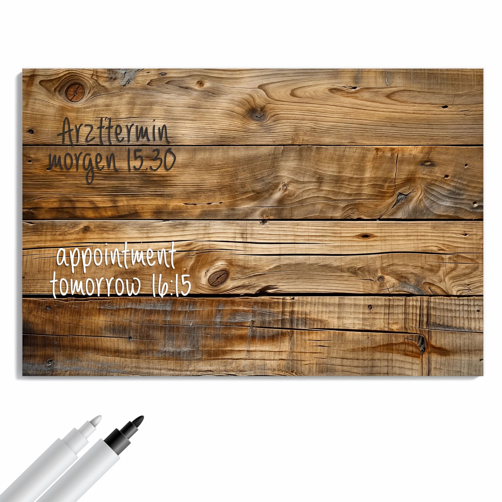 Magnetická tabule – obraz na zeď Kresba podlahových prken | 90 × 60 cm