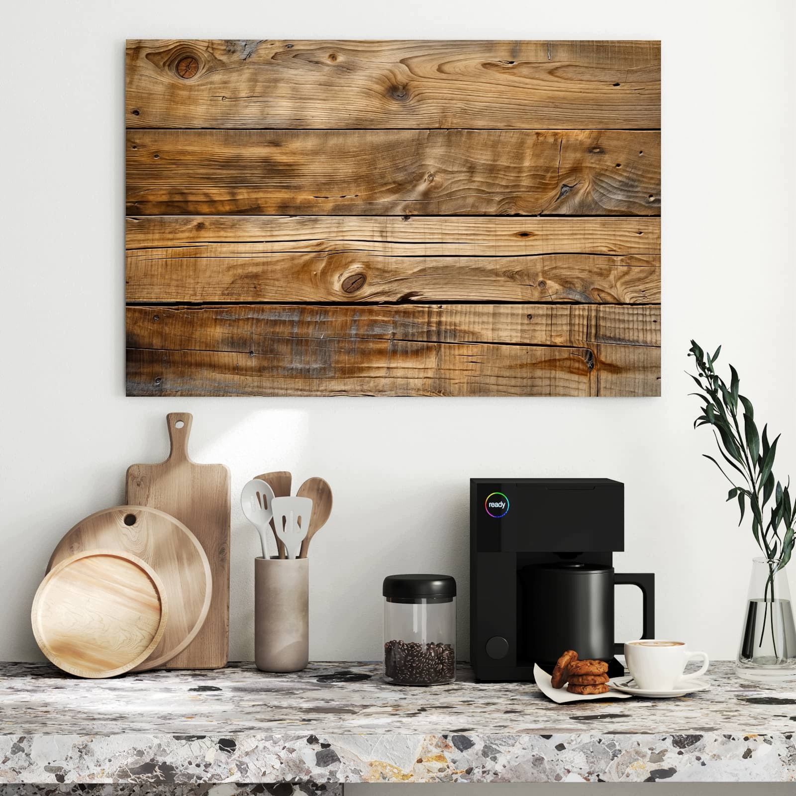 Magnetická tabule – obraz na zeď Kresba podlahových prken | 90 × 60 cm