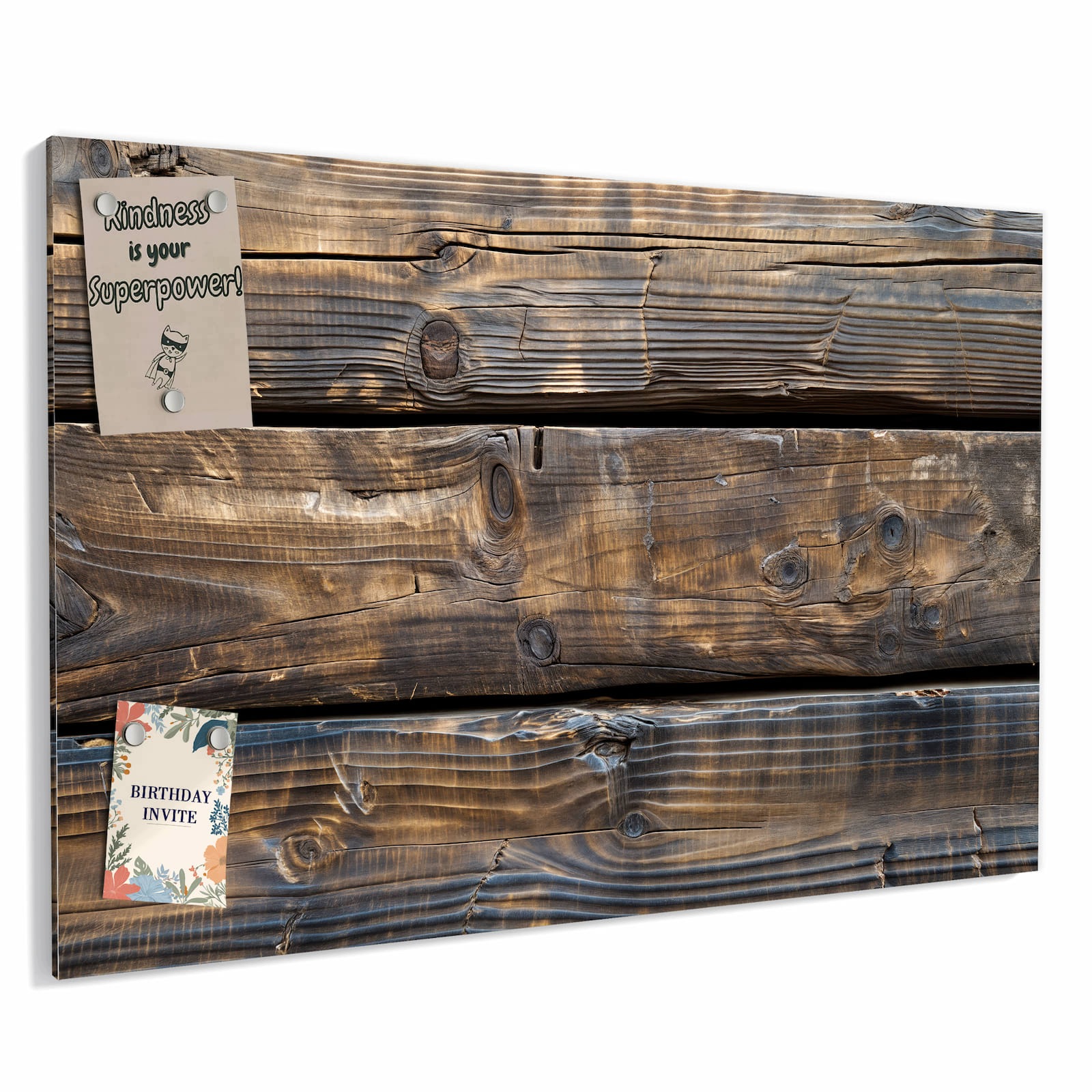 Magnetická tabule – obraz na zeď Stará dřevěná prkna | 60 × 40 cm