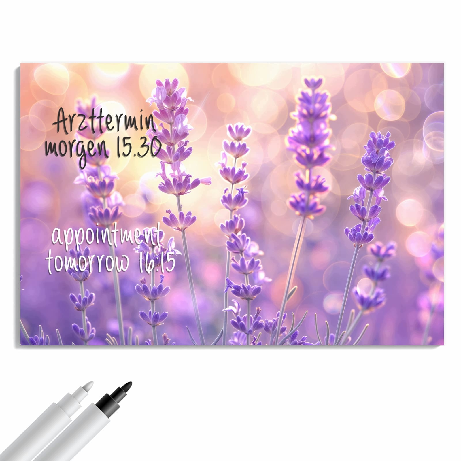 Magnetická tabule – obraz na zeď Pole kvetoucí levandule | 60 × 40 cm