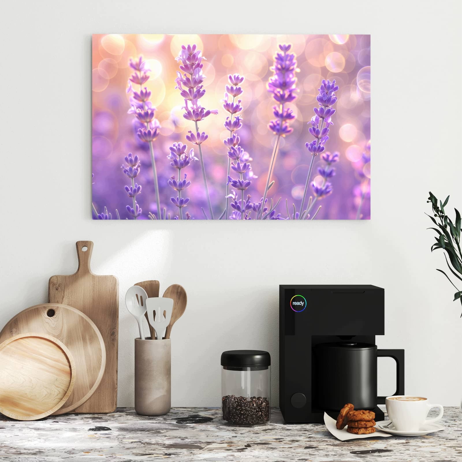 Magnetická tabule – obraz na zeď Pole kvetoucí levandule | 60 × 40 cm