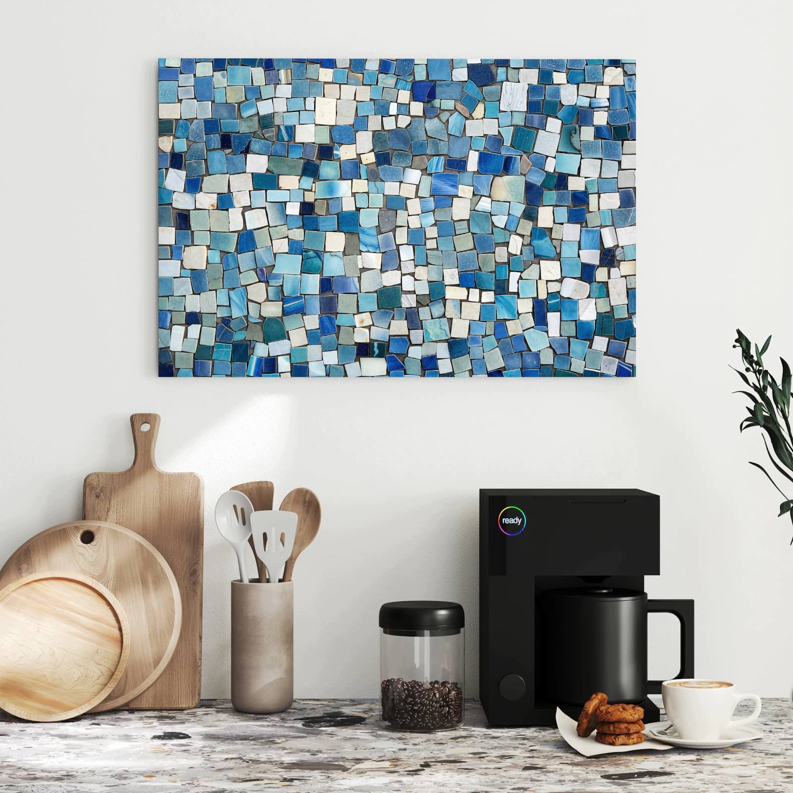 Magnetická tabule – obraz na zeď Barevný vzor dlaždic | 60 × 40 cm