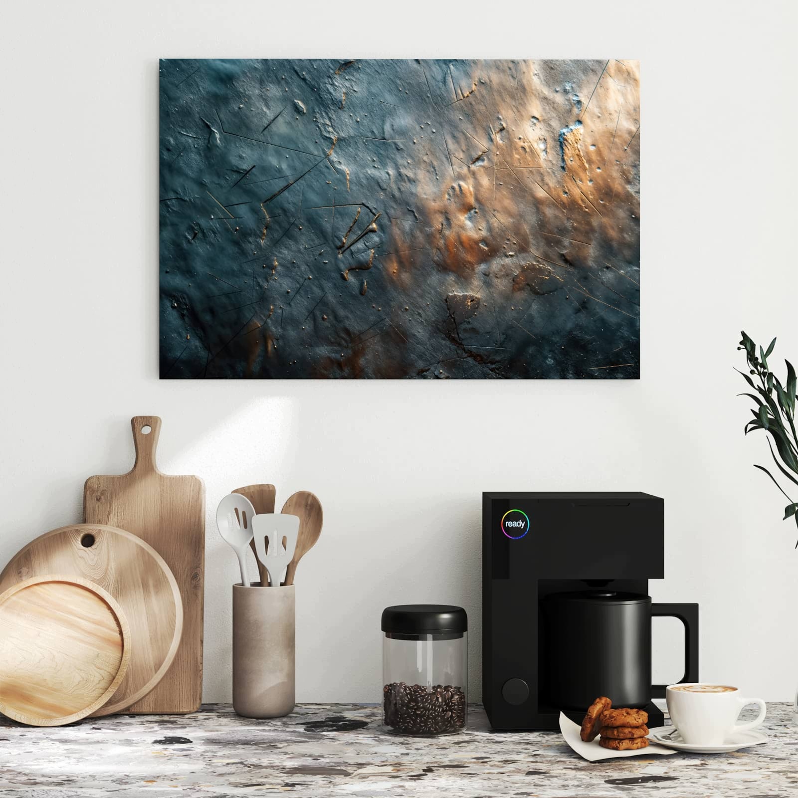 Magnetická tabule – obraz na zeď Kovový povrch – motiv 1 | 60 × 40 cm