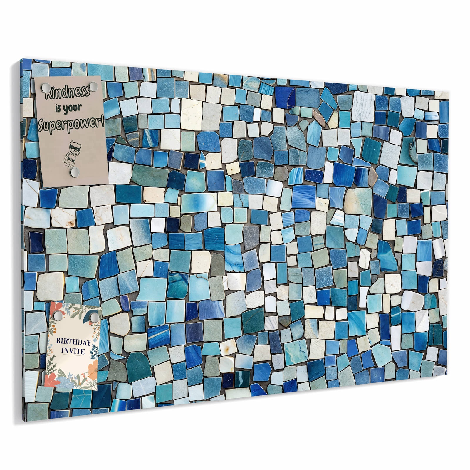 Magnetická tabule – obraz na zeď Barevný vzor dlaždic | 90 × 60 cm