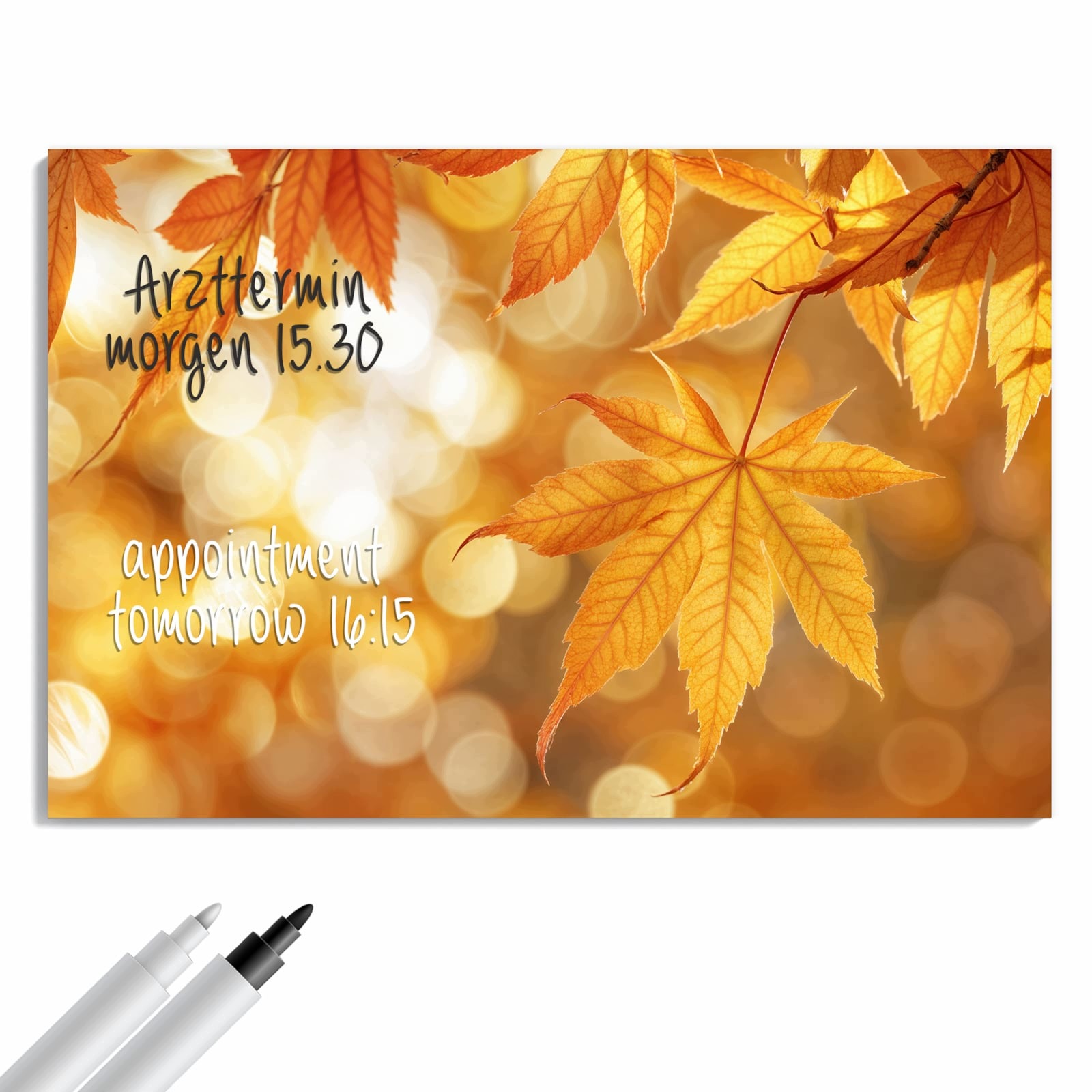 Magnetická tabule – obraz na zeď Zářivý podzim | 90 × 60 cm