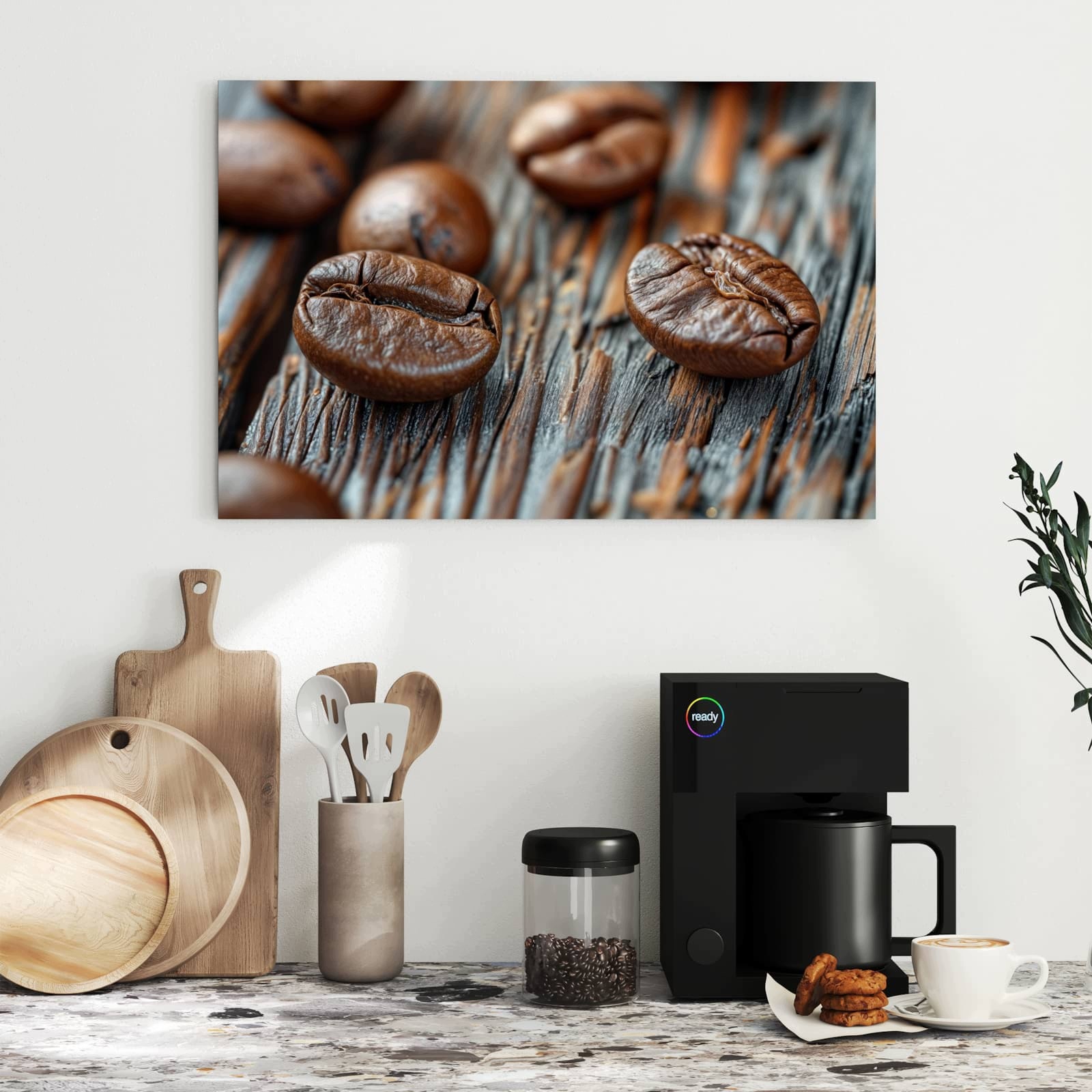 Magnetická tabule – obraz na zeď Jemná zrna kávy | 60 × 40 cm