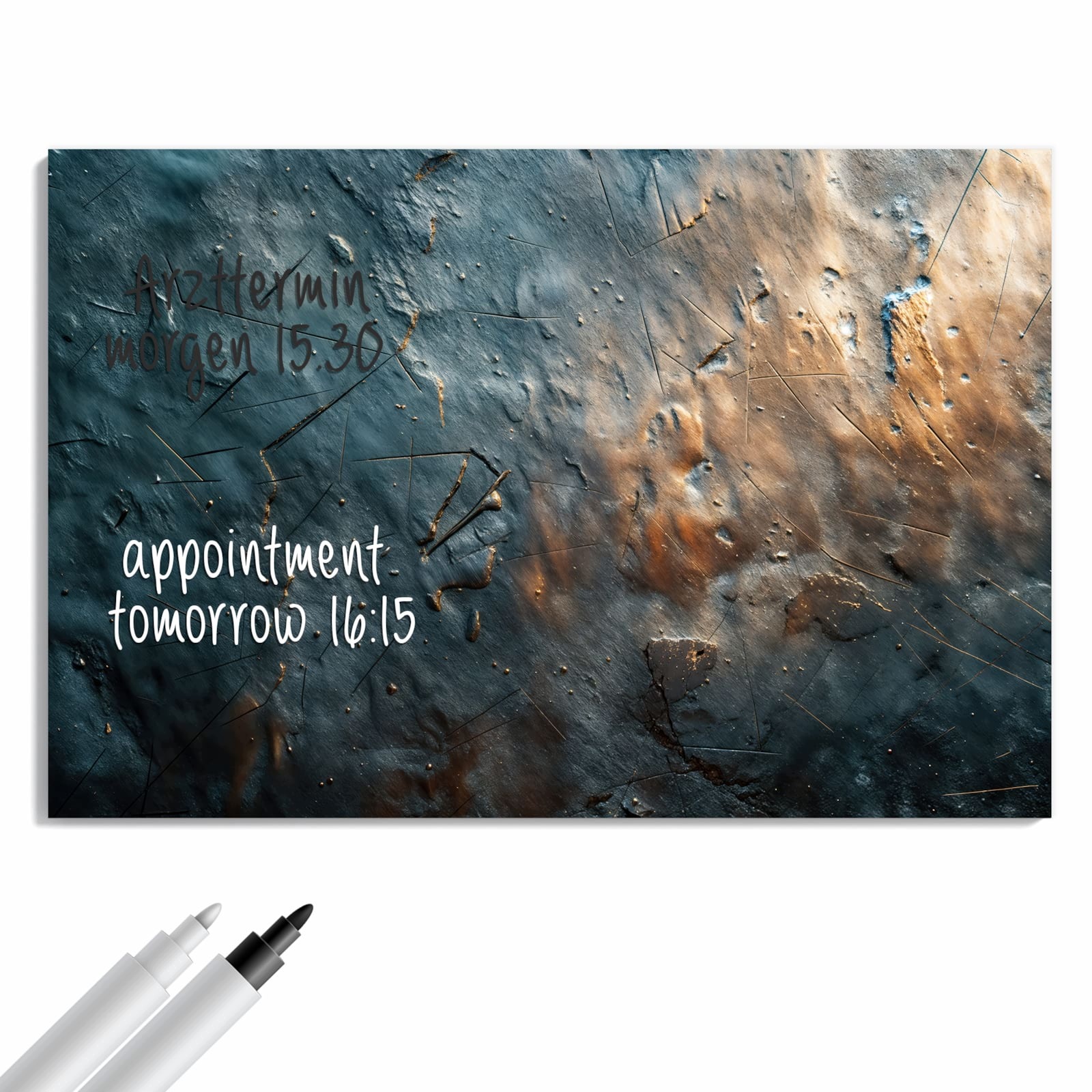 Magnetická tabule – obraz na zeď Kovový povrch – motiv 1 | 90 × 60 cm