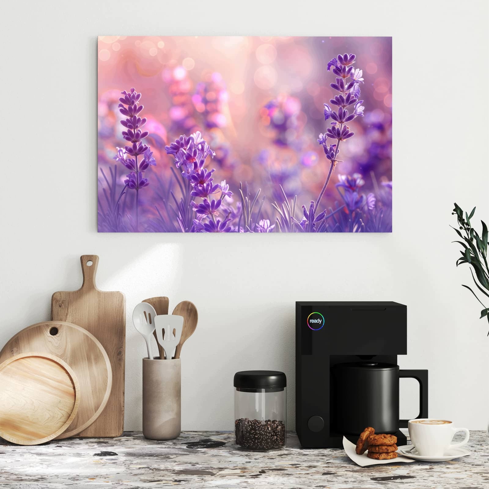 Magnetická tabule – obraz na zeď Sen o levanduli | 60 × 40 cm