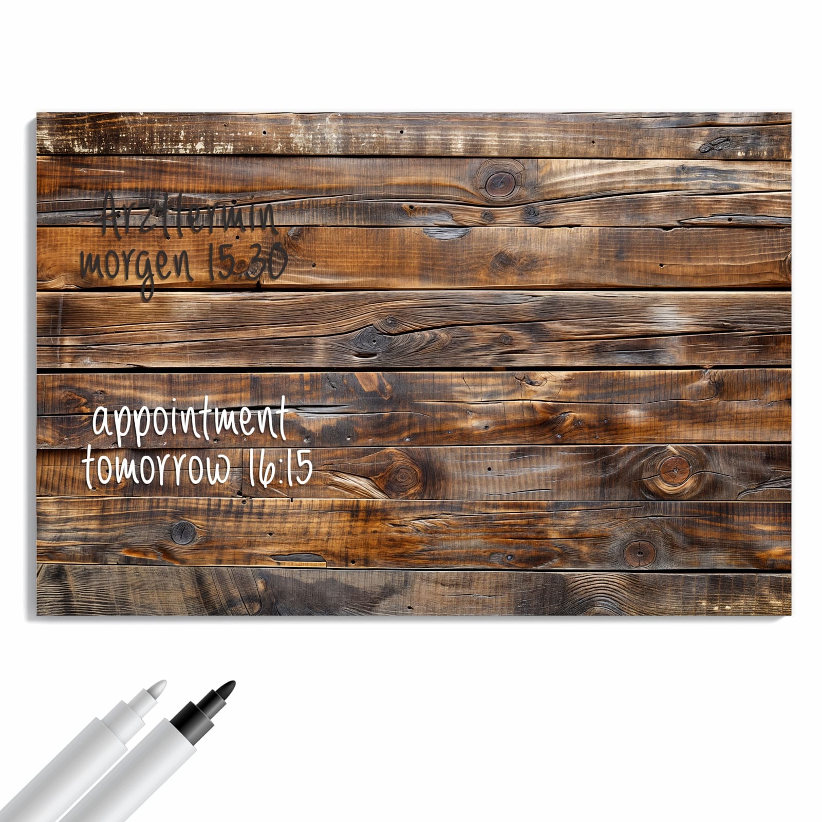 Magnetická tabule – obraz na zeď Sloje dřeva | 60 × 40 cm