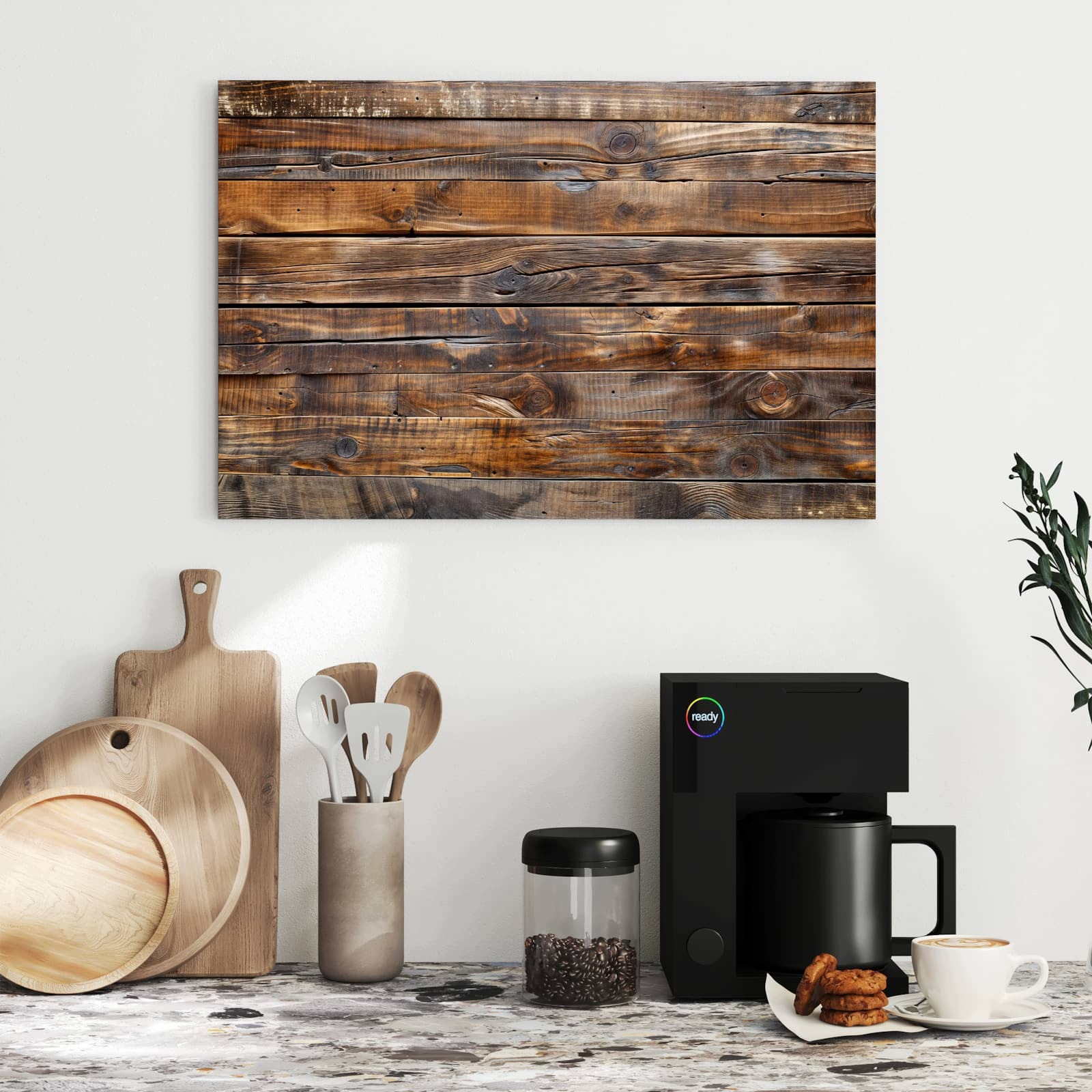 Magnetická tabule – obraz na zeď Sloje dřeva | 60 × 40 cm