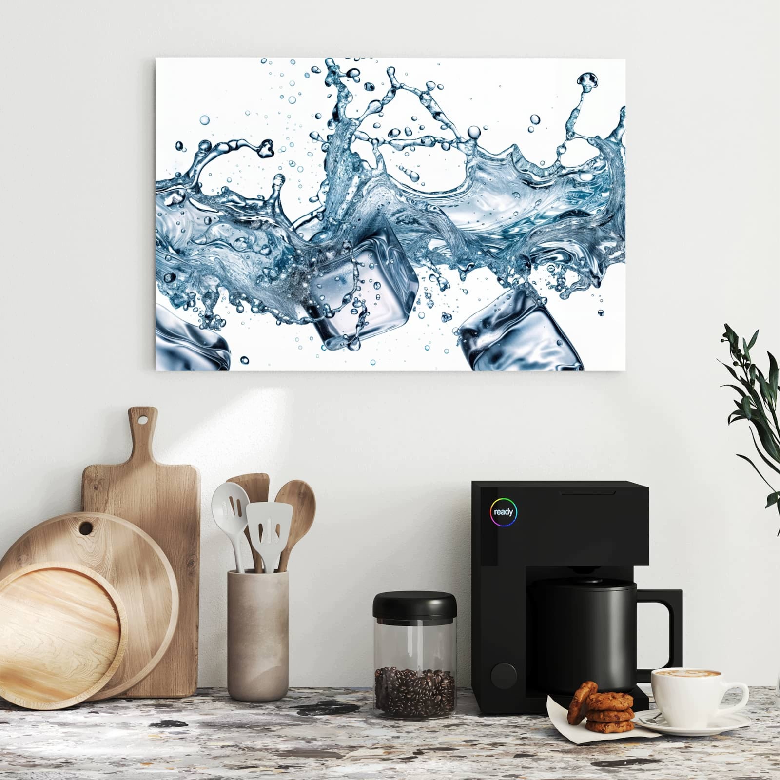 Magnetická tabule – obraz na zeď Cákance vody | 60 × 40 cm