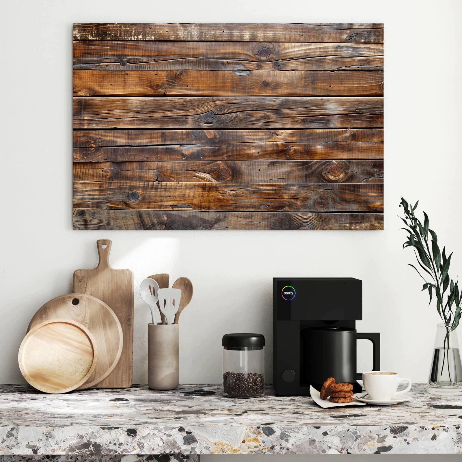 Magnetická tabule – obraz na zeď Sloje dřeva | 90 × 60 cm