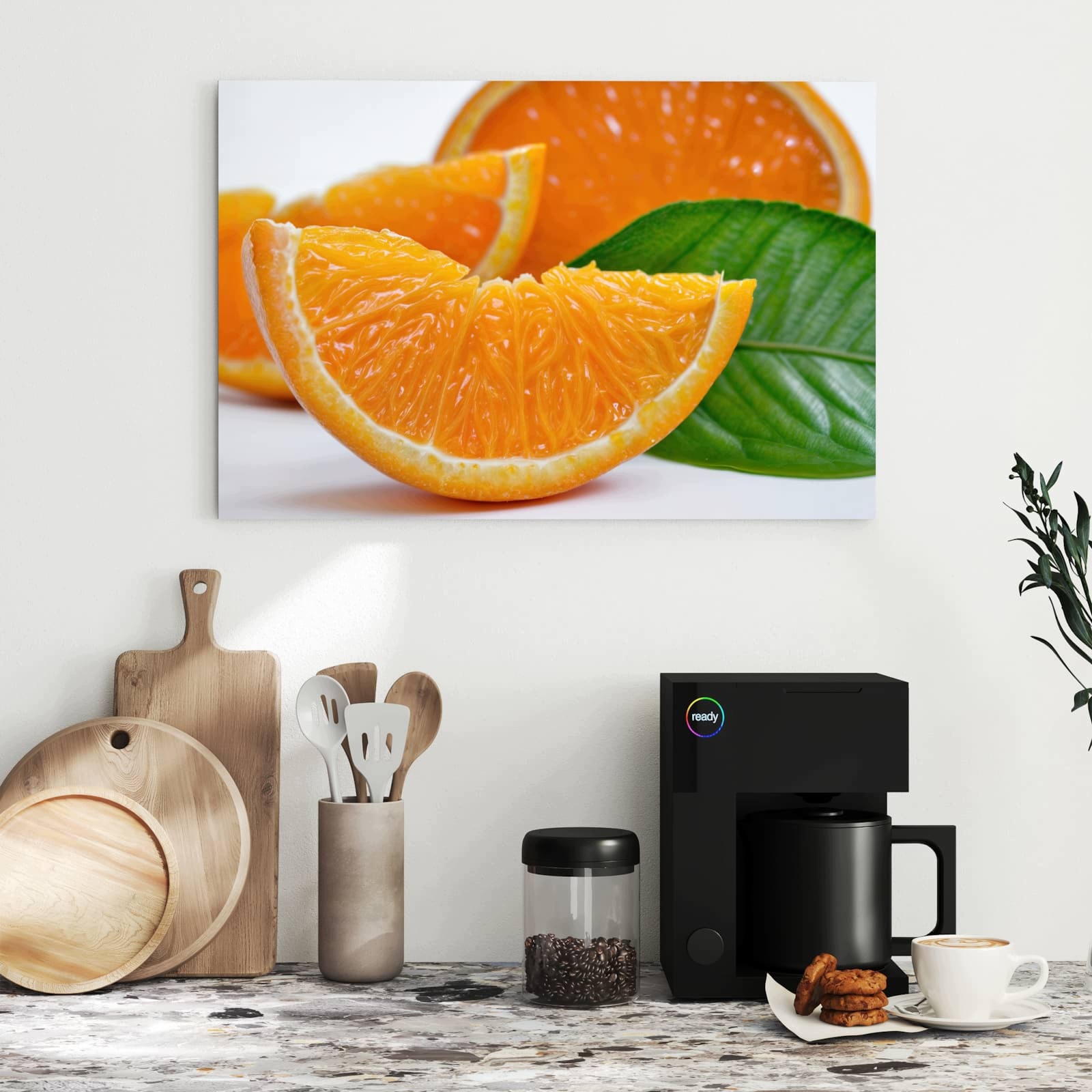 Magnetická tabule – obraz na zeď Plátky pomeranče | 60 × 40 cm