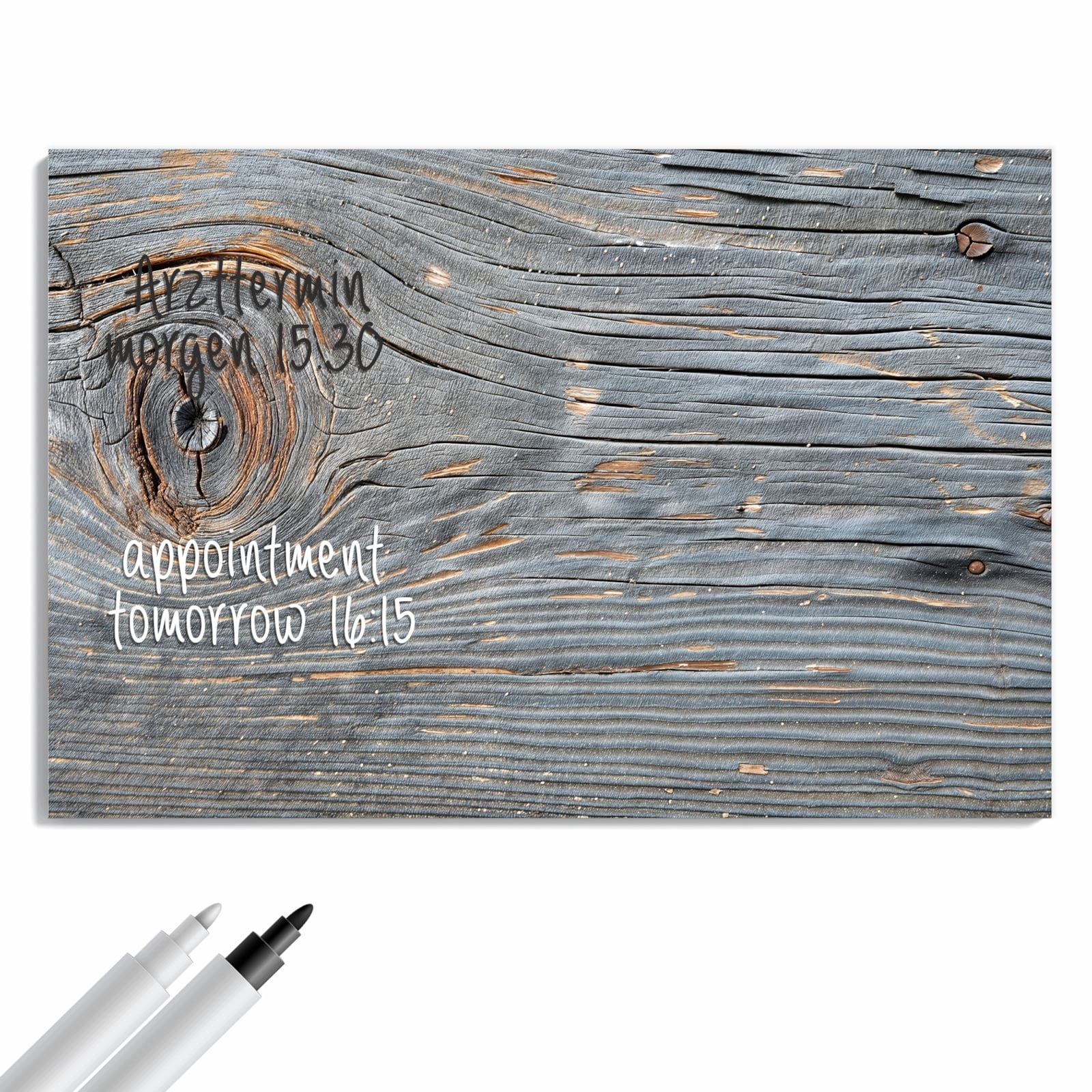 Magnetická tabule – obraz na zeď Struktura dřeva vintage | 60 × 40 cm