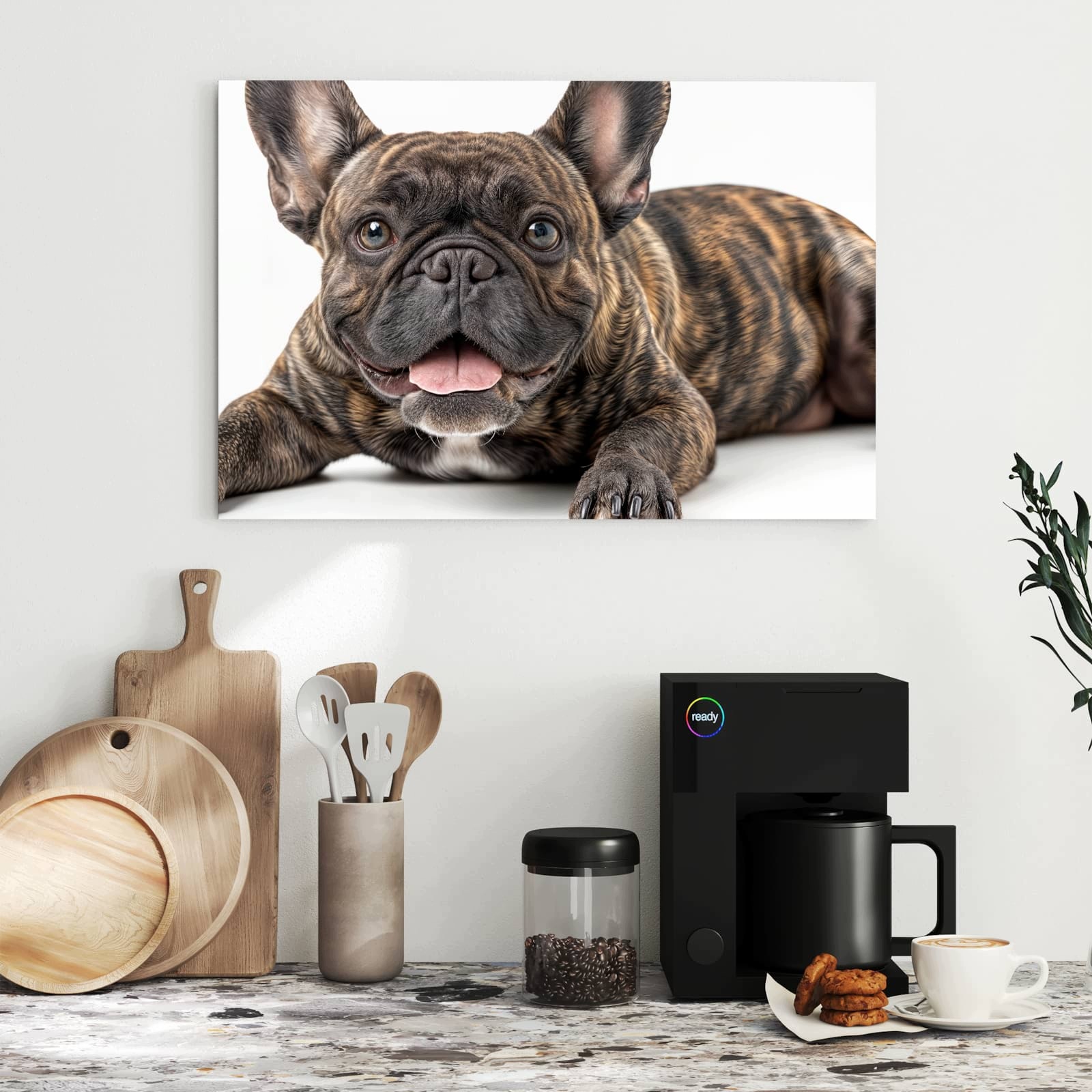 Magnetická tabule – obraz na zeď Portrét francouzského buldočka | 60 × 40 cm