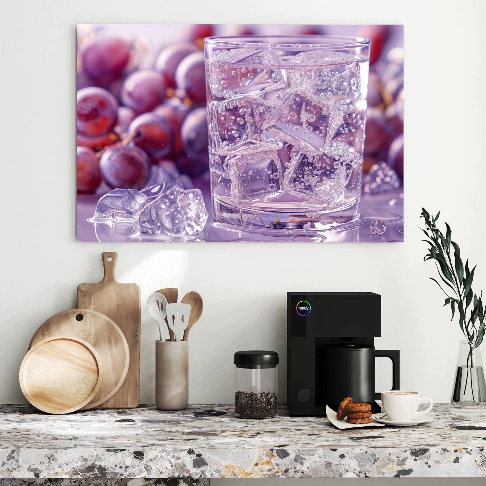 Magnetická tabule – obraz na zeď Mražený hroznový nápoj | 90 × 60 cm