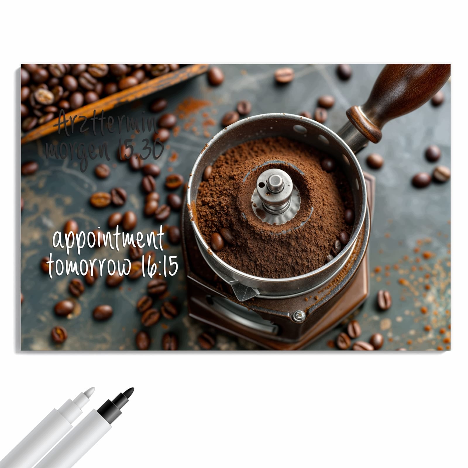 Magnetická tabule – obraz na zeď Mlýnek na kávu | 60 × 40 cm