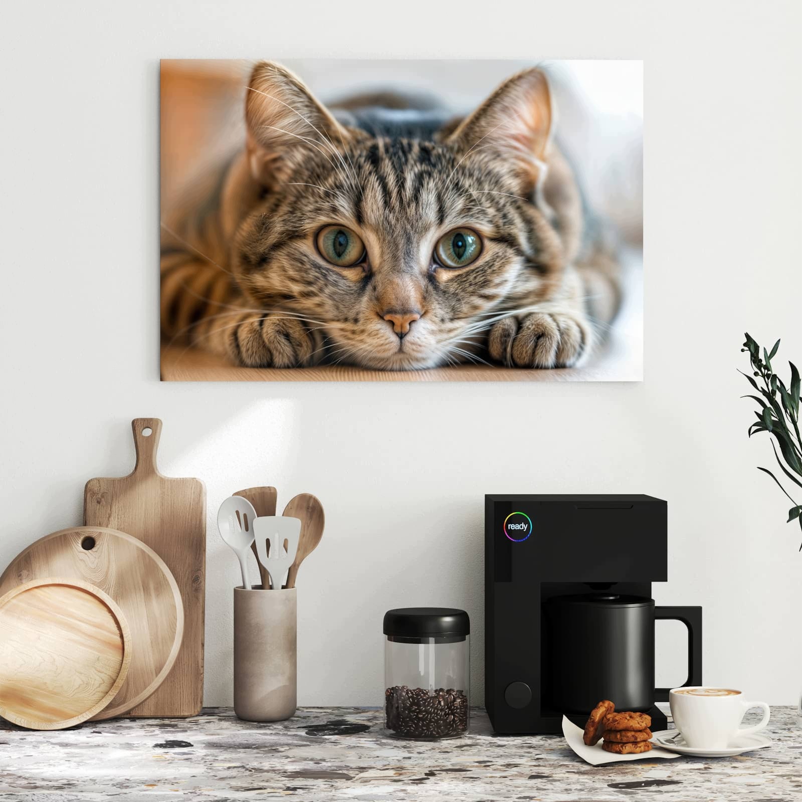 Magnetická tabule – obraz na zeď Objímající se kočka | 60 × 40 cm
