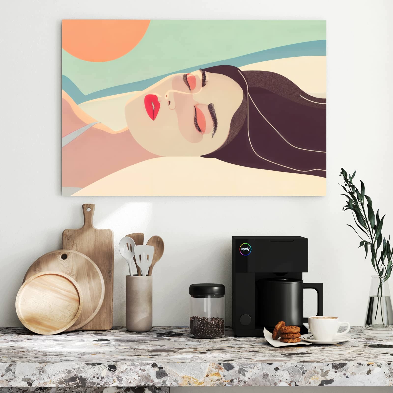 Magnetická tabule – obraz na zeď Opalování | 90 × 60 cm