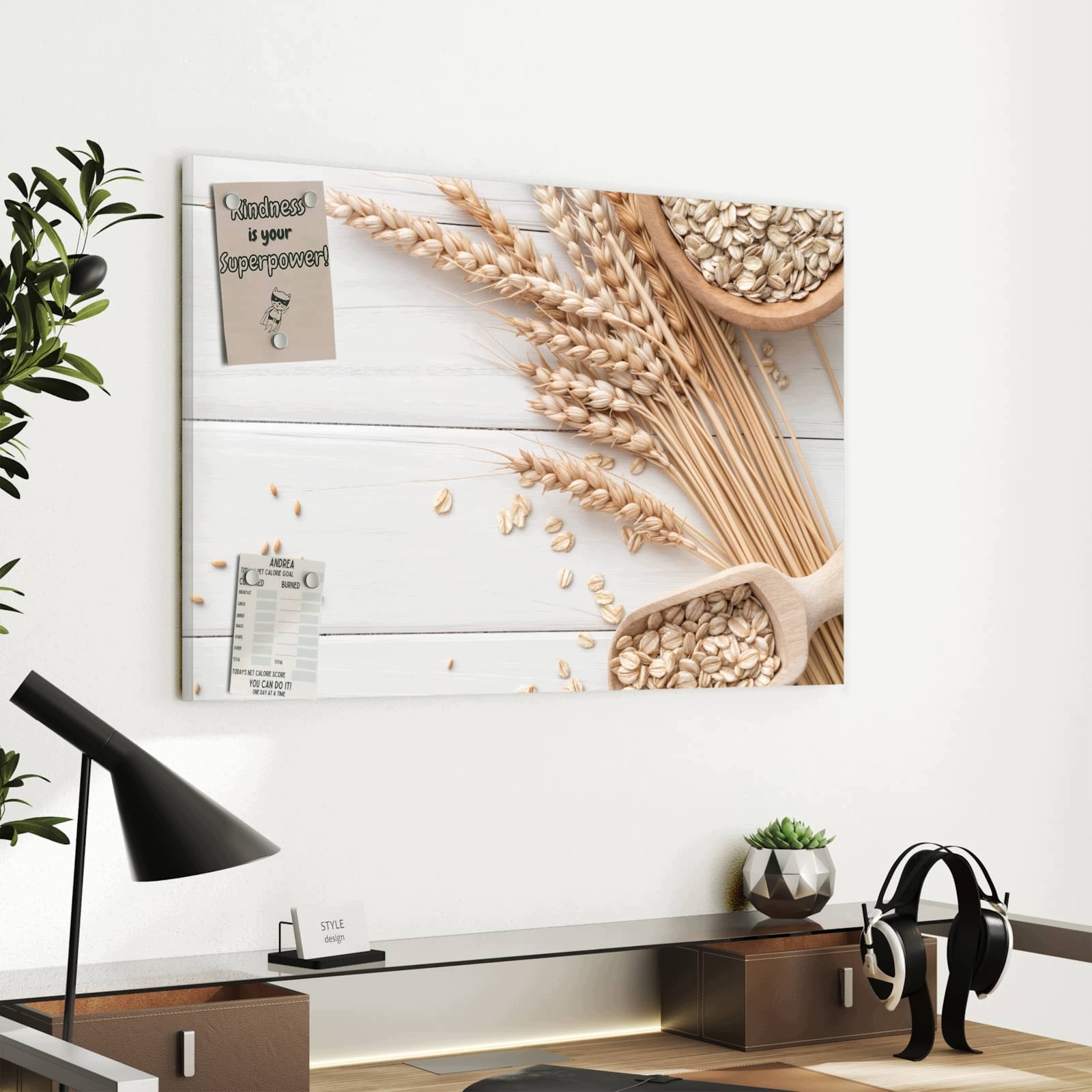 Magnetická tabule – obraz na zeď Výběr pšenice | 60 × 40 cm