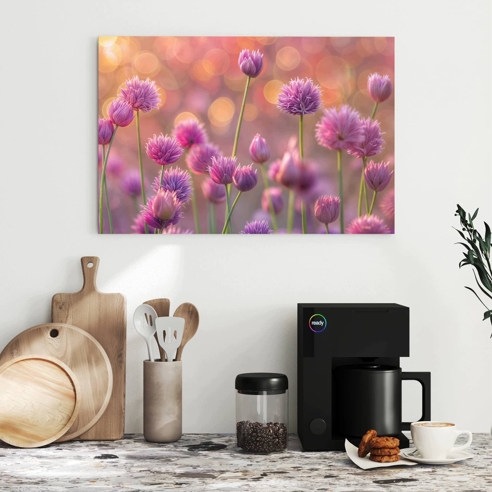 Magnetická tabule – obraz na zeď Kvetoucí okrasný česnek | 60 × 40 cm
