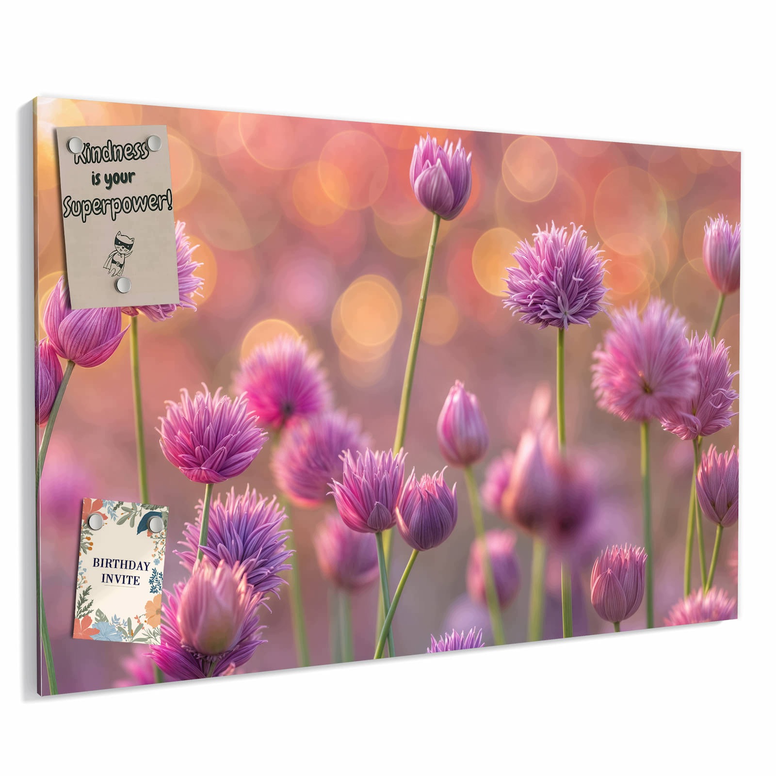 Magnetická tabule – obraz na zeď Kvetoucí okrasný česnek | 60 × 40 cm