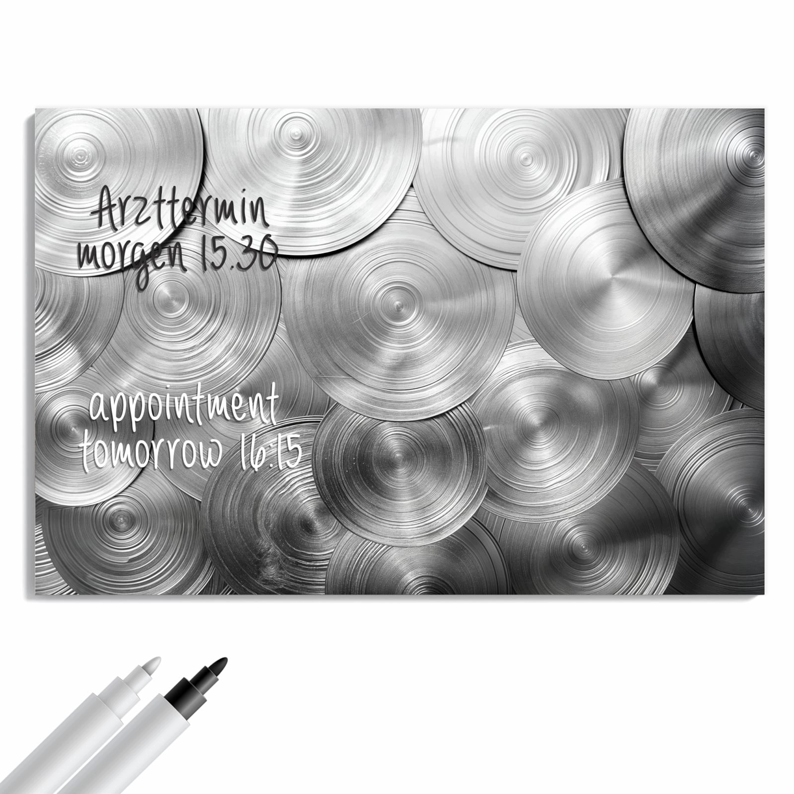 Magnetická tabule – obraz na zeď Kovové pláty | 90 × 60 cm