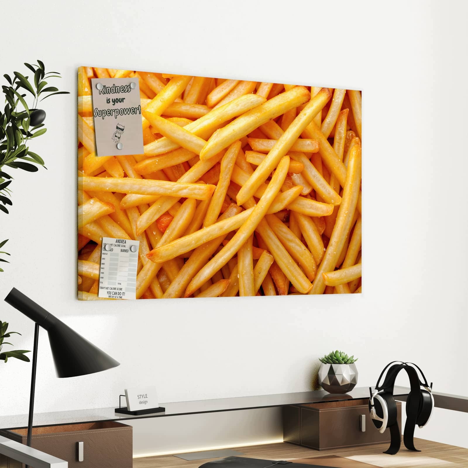 Magnetická tabule – obraz na zeď Hranolky | 60 × 40 cm