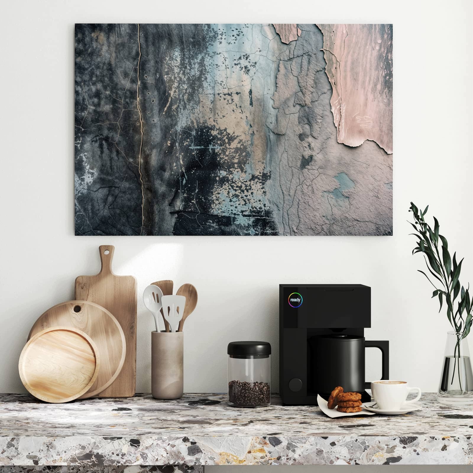 Magnetická tabule – obraz na zeď Abstraktní povrch – motiv 1 | 90 × 60 cm
