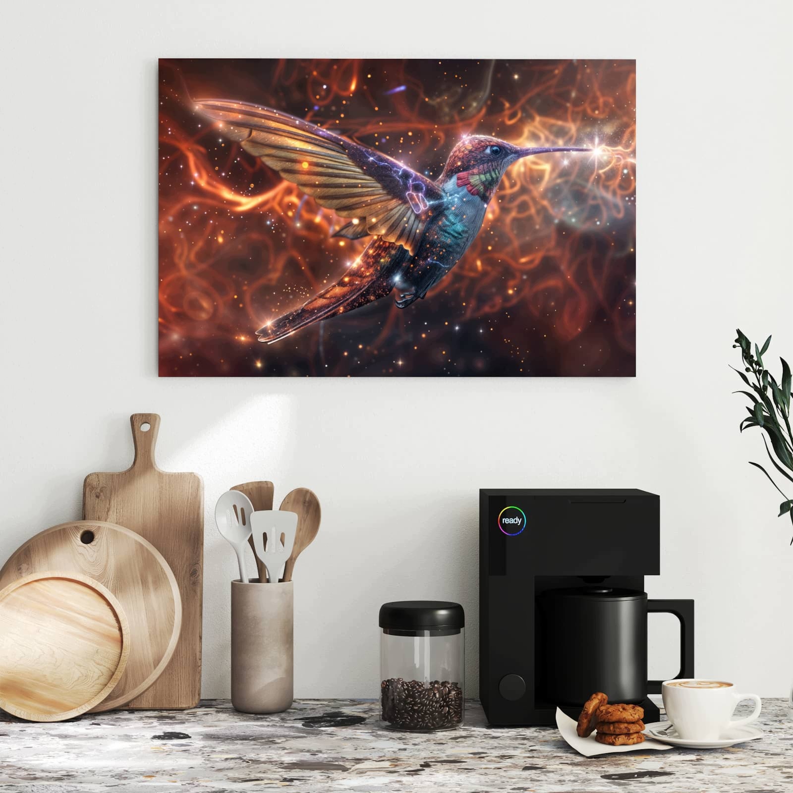Magnetická tabule – obraz na zeď Třpytivý kolibřík | 60 × 40 cm