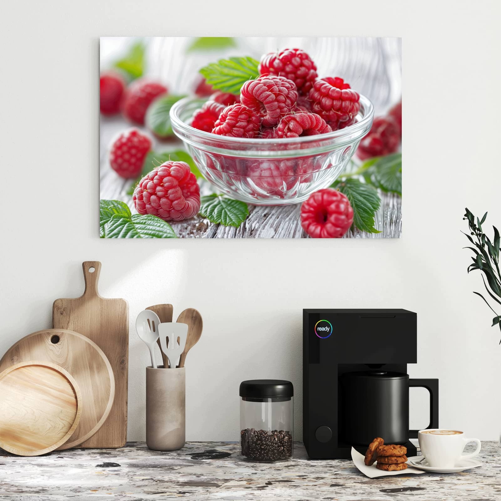 Magnetická tabule – obraz na zeď Čerstvé maliny | 60 × 40 cm
