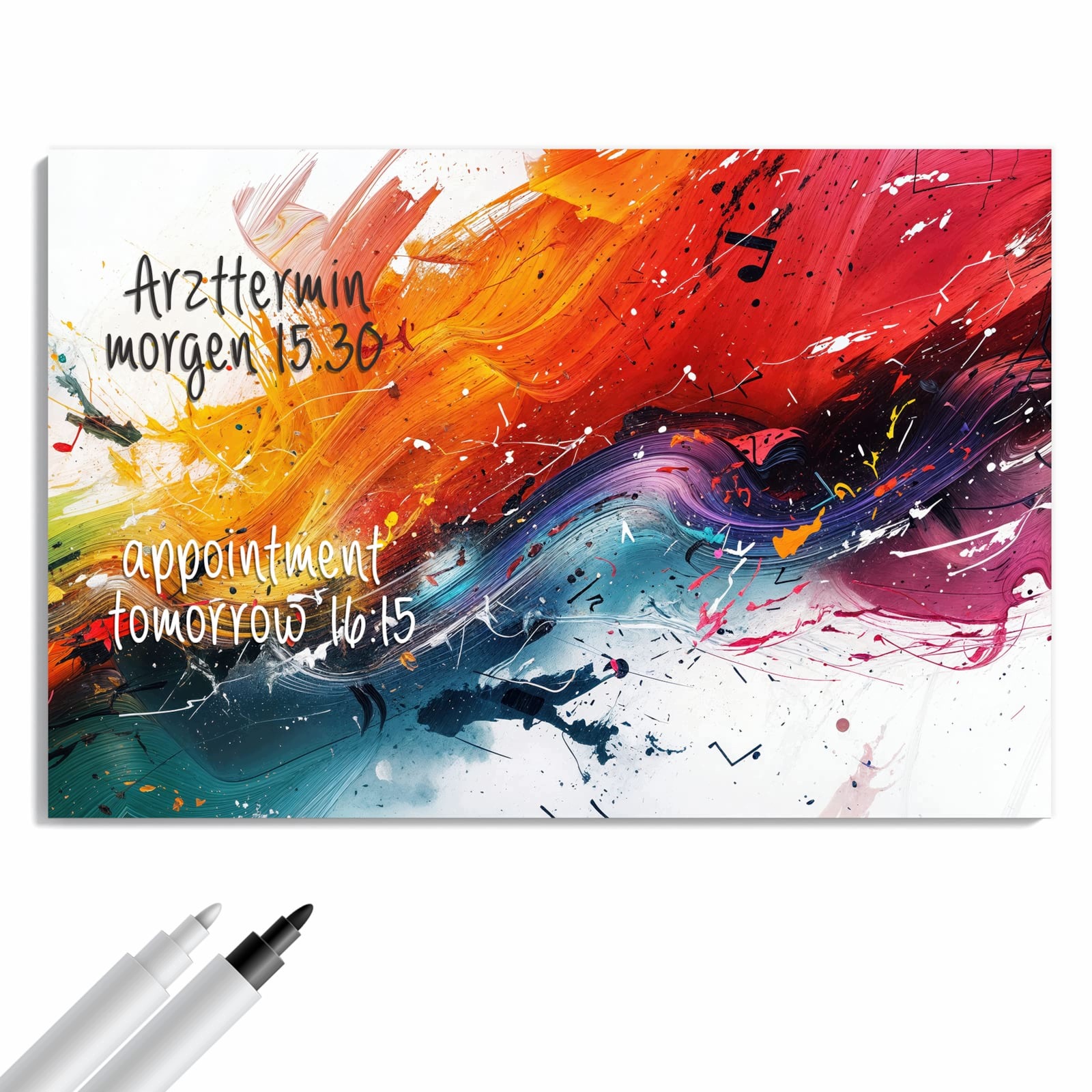 Magnetická tabule – obraz na zeď Exploze barev | 90 × 60 cm