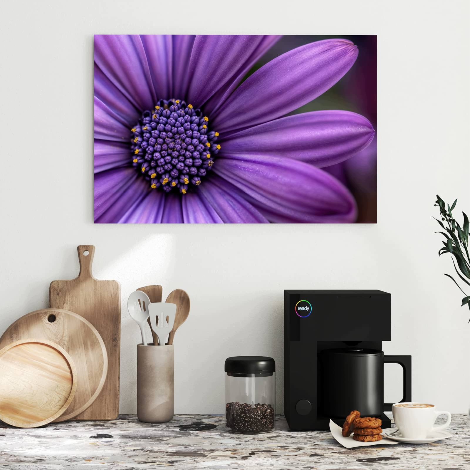 Magnetická tabule – obraz na zeď Detail květiny – motiv 1 | 60 × 40 cm