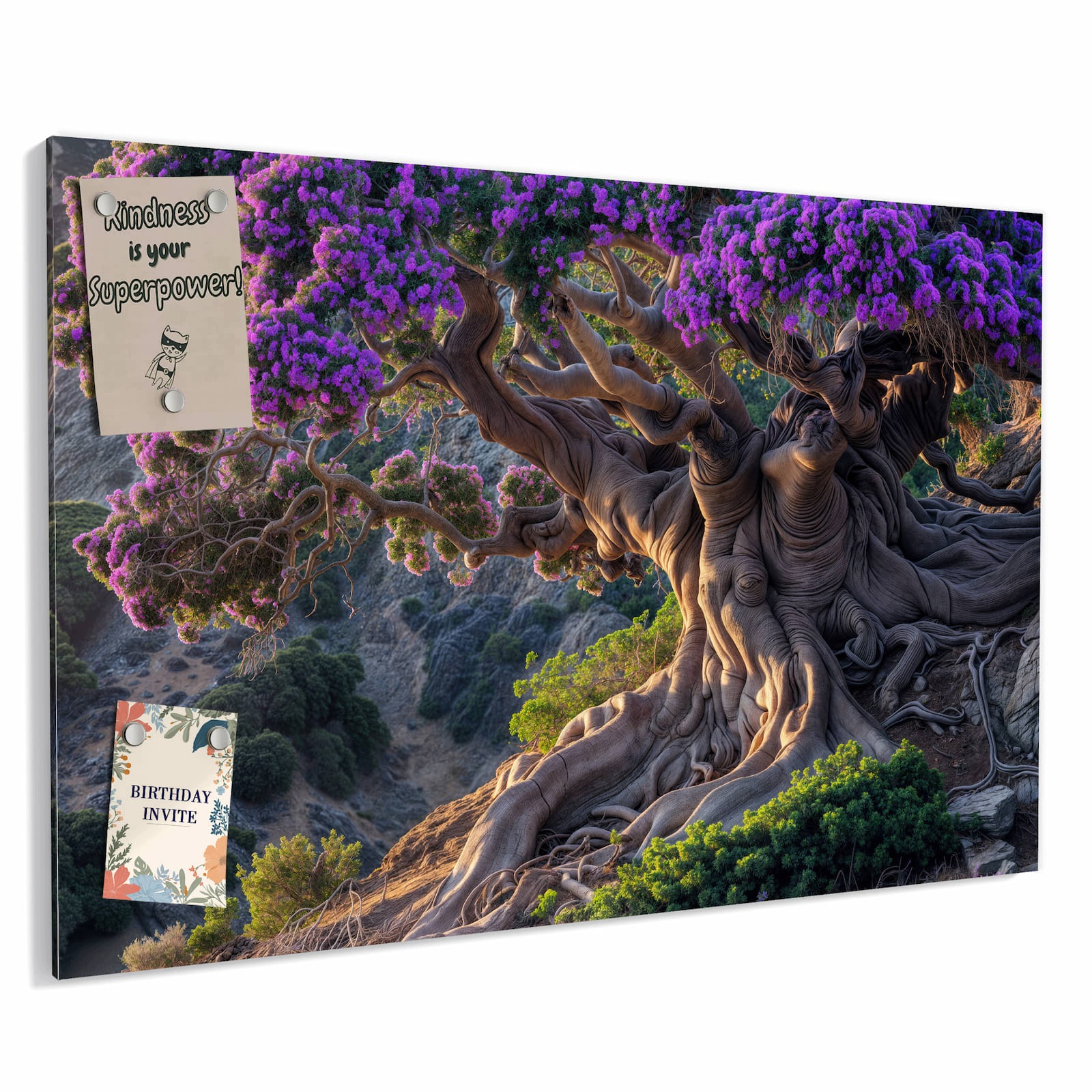 Magnetická tabule – obraz na zeď Starý moudrý strom | 60 × 40 cm