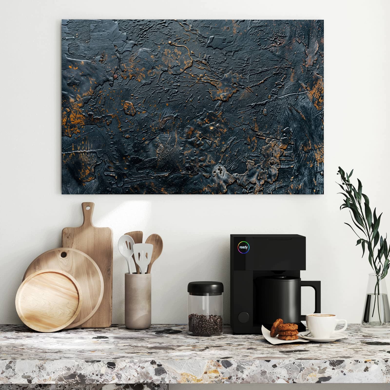 Magnetická tabule – obraz na zeď Abstraktní povrch – motiv 2 | 90 × 60 cm