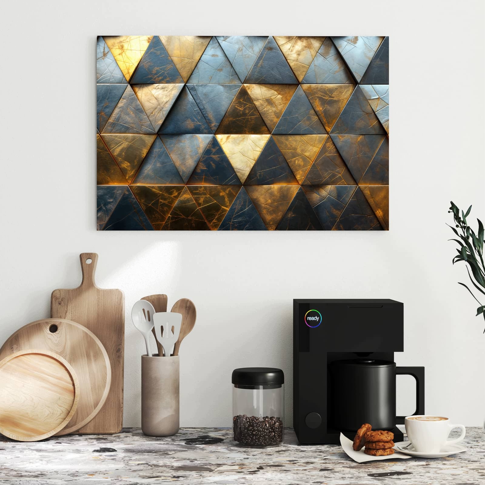 Magnetická tabule – obraz na zeď Geometrické umění na stěně | 60 × 40 cm