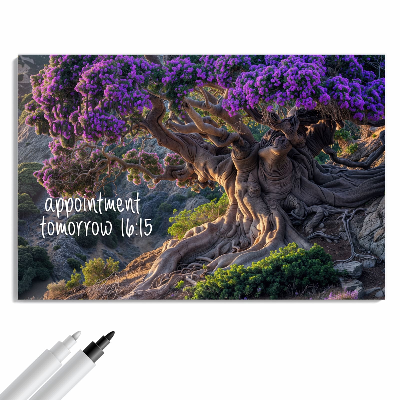 Magnetická tabule – obraz na zeď Starý moudrý strom | 90 × 60 cm