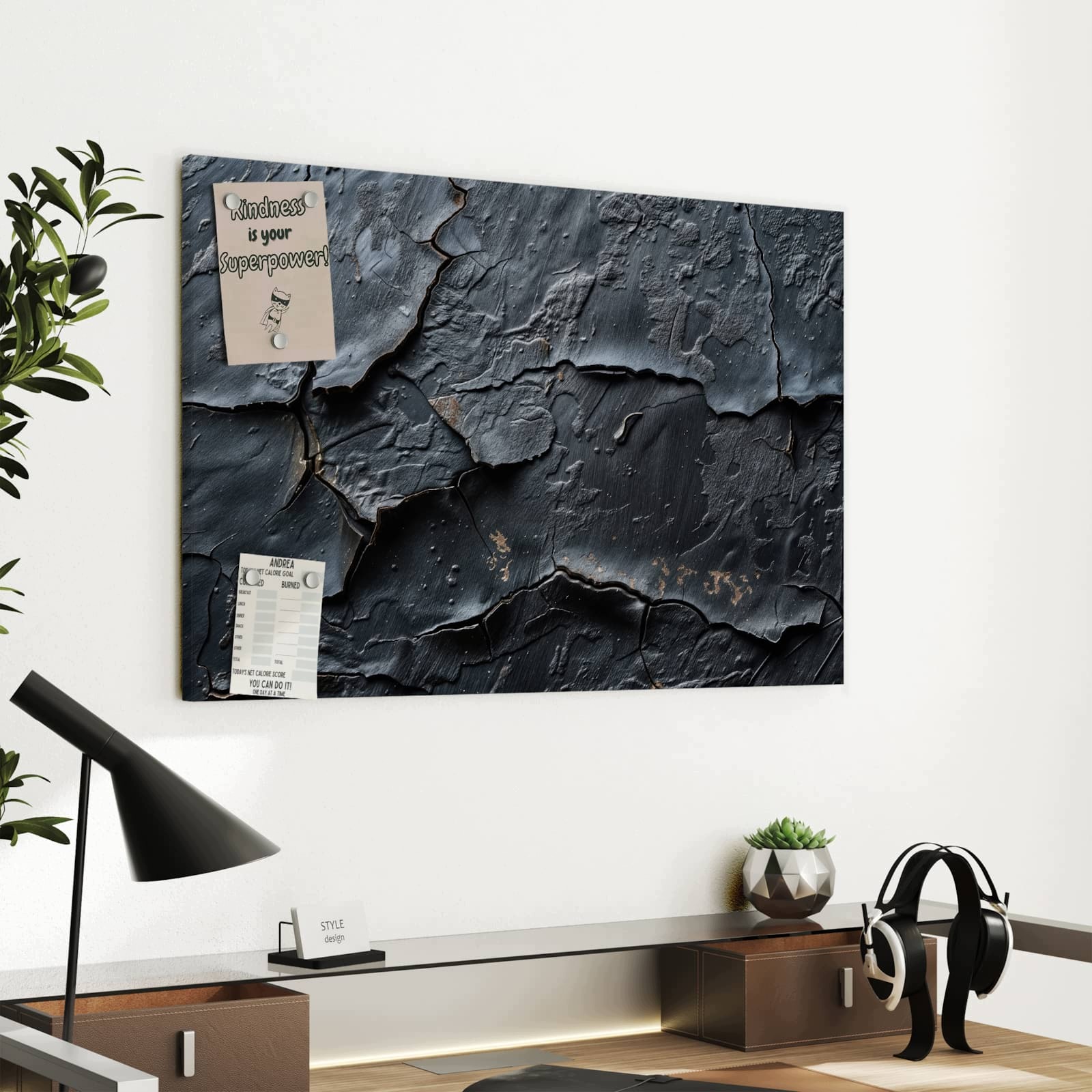 Magnetická tabule – obraz na zeď Popraskaná struktura | 60 × 40 cm