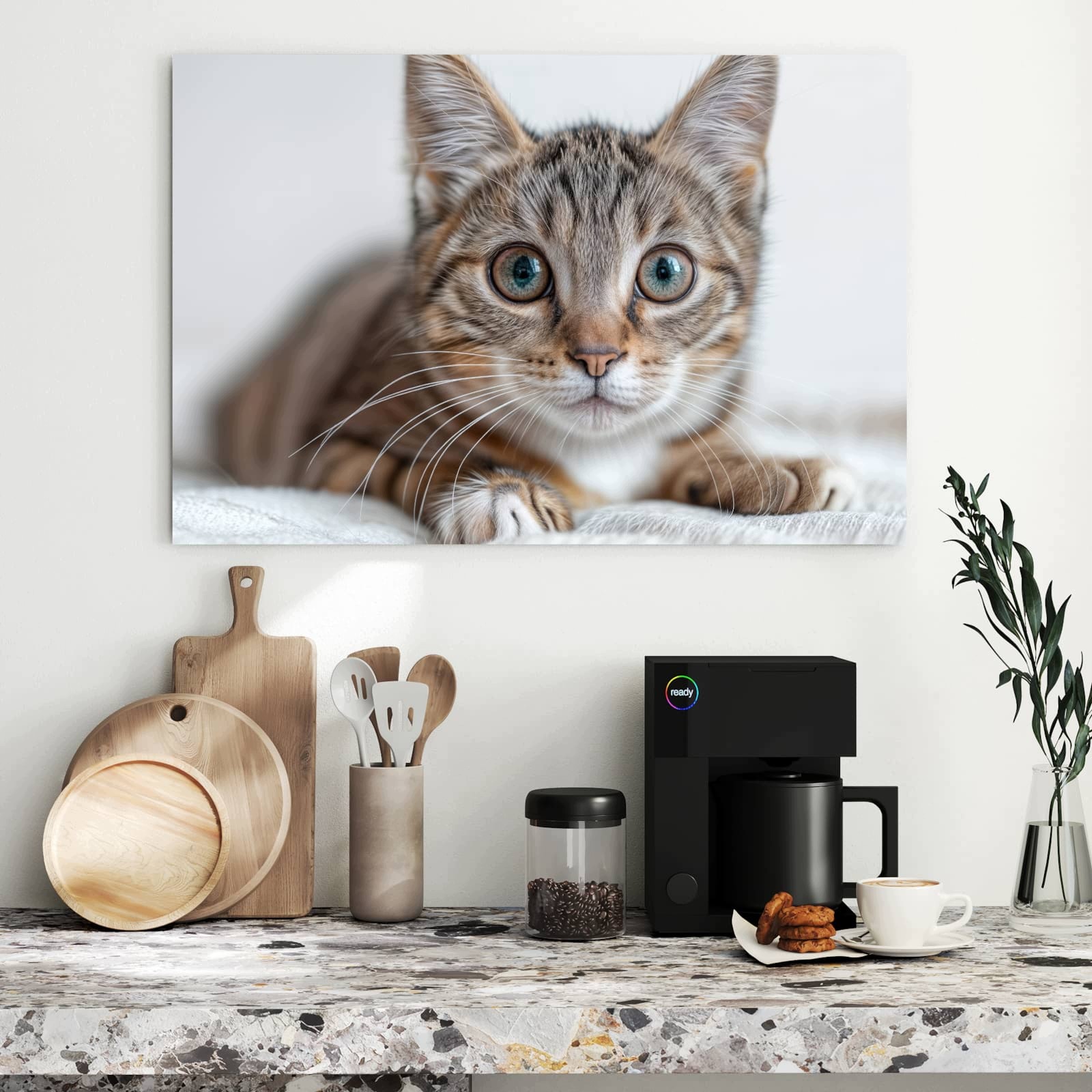 Magnetická tabule – obraz na zeď Roztomilá malá kočka | 90 × 60 cm