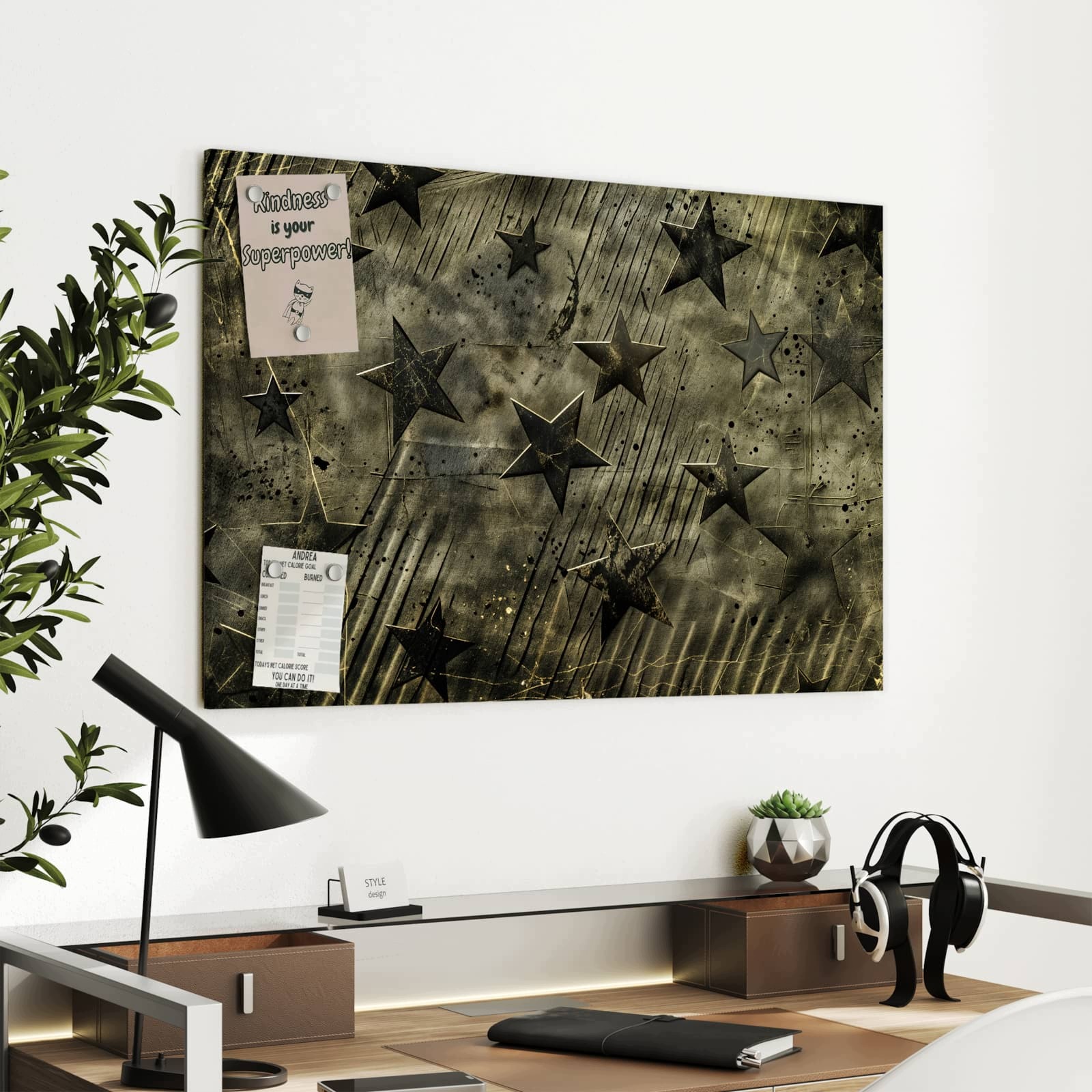 Magnetická tabule – obraz na zeď Hvězdná obloha | 90 × 60 cm