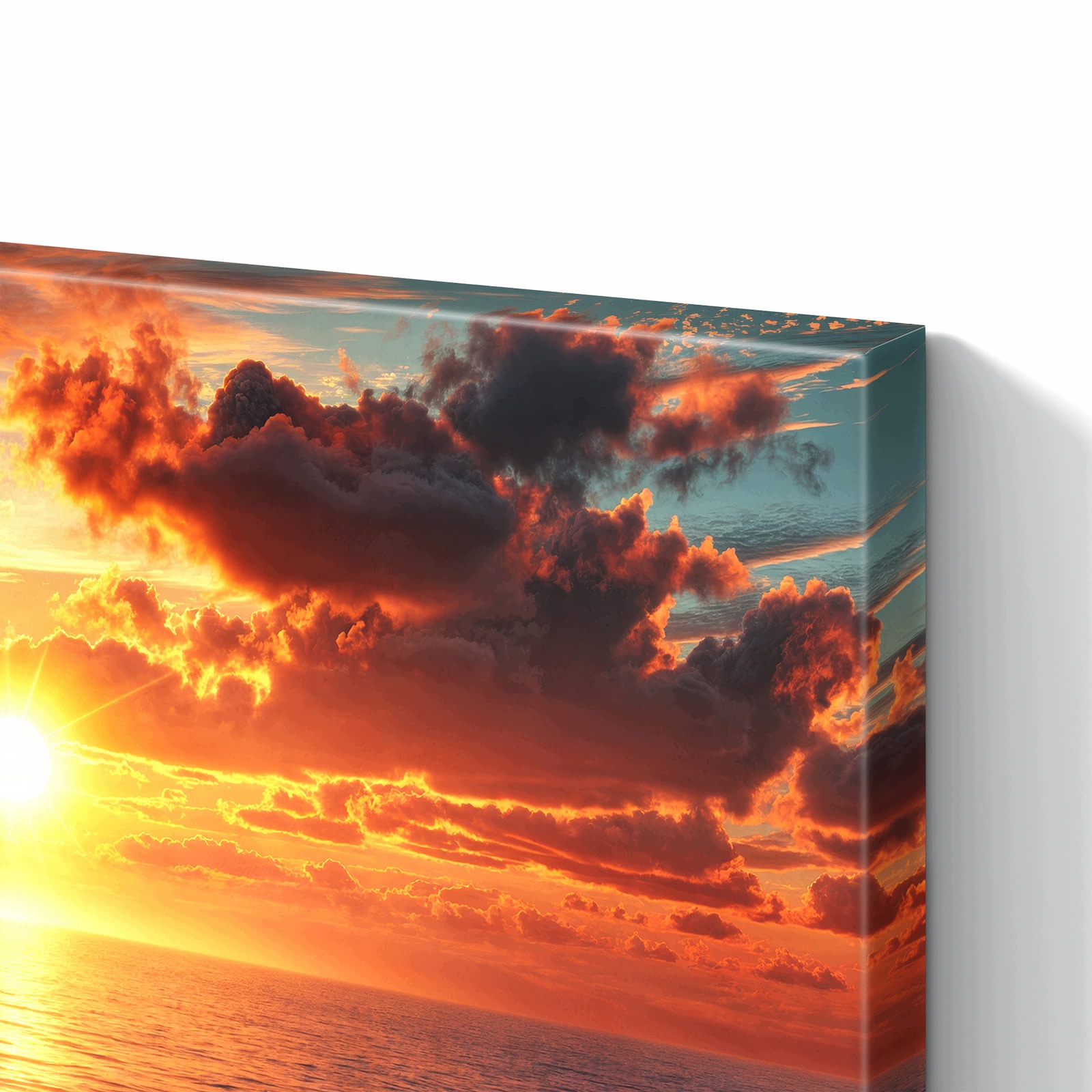 Magnetická tabule – obraz na zeď Večerní slunce moře | 60 × 40 cm