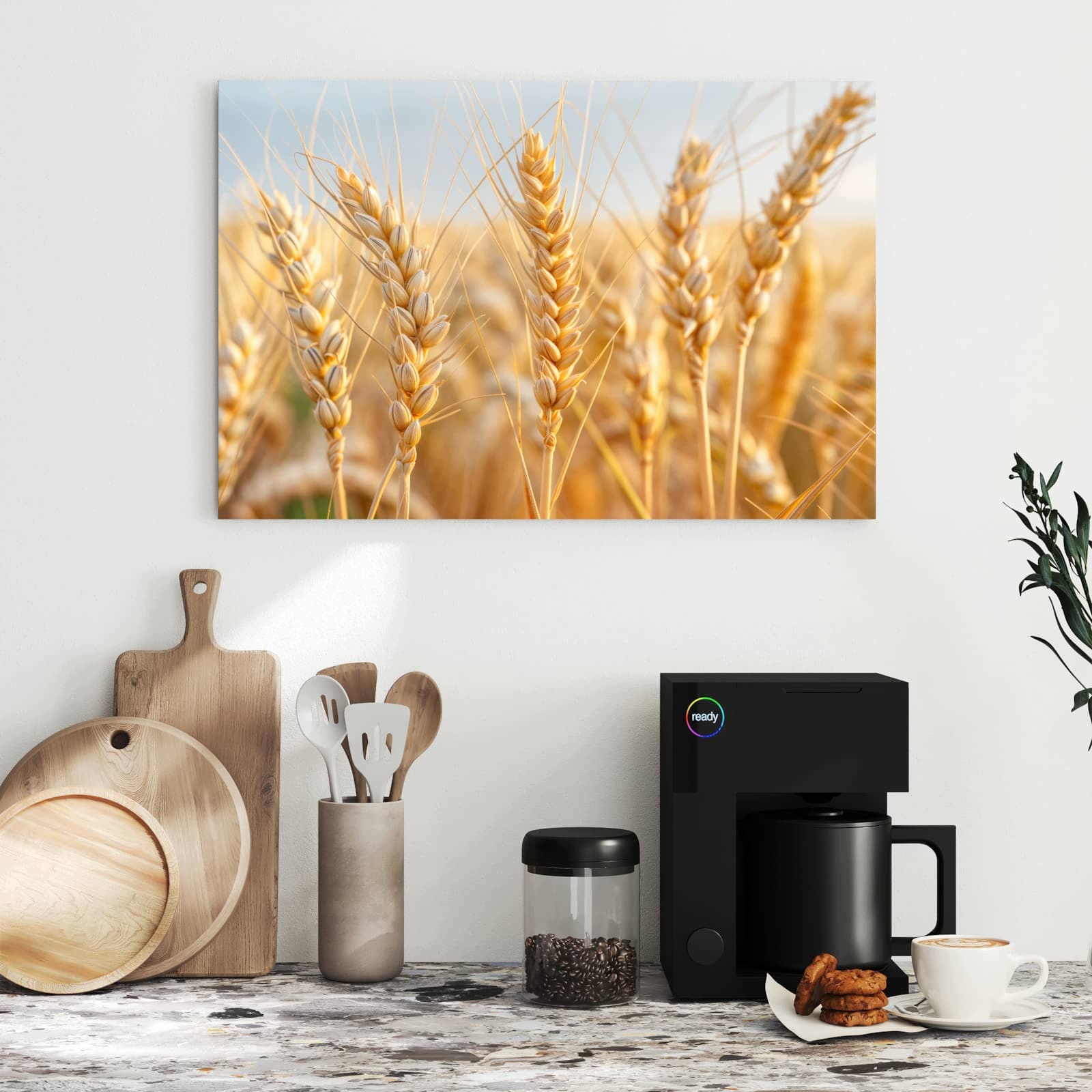 Magnetická tabule – obraz na zeď Pole pšenice – motiv 1 | 60 × 40 cm