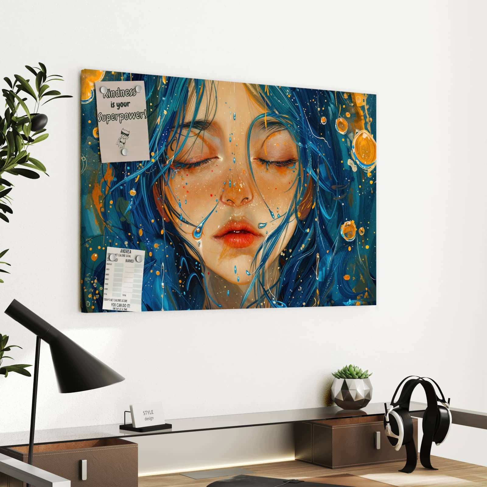 Magnetická tabule – obraz na zeď Snová iluze | 60 × 40 cm