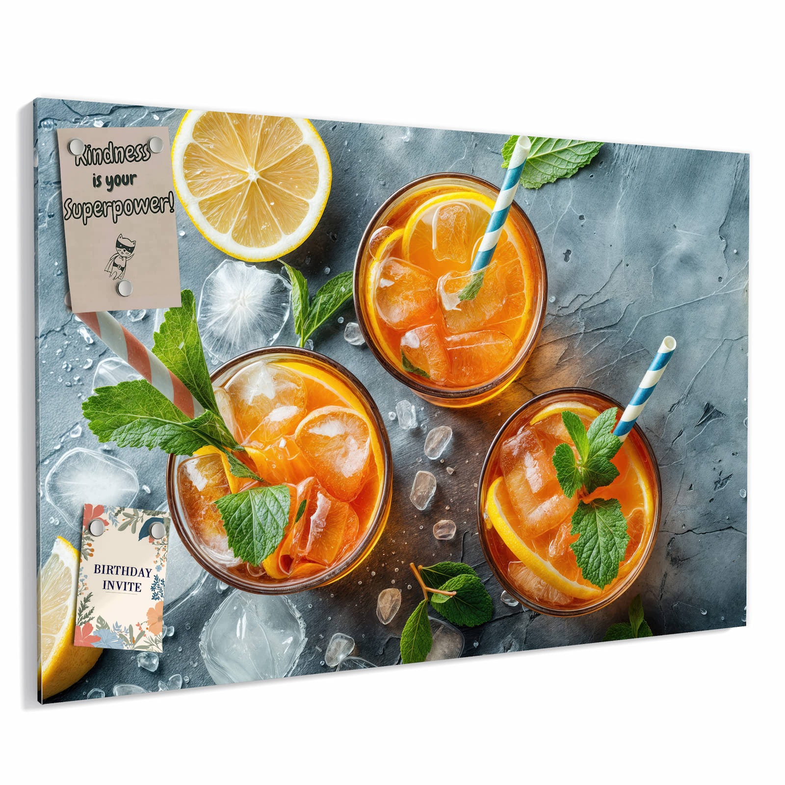 Magnetická tabule – obraz na zeď Letní drink | 60 × 40 cm